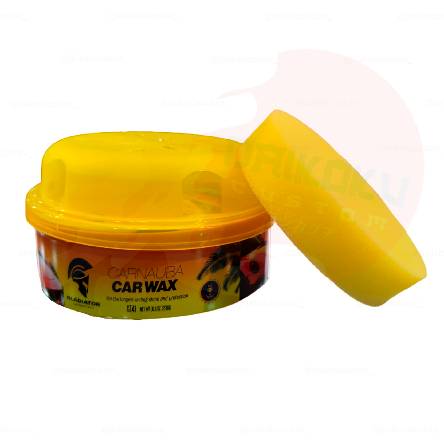 Cera Gladiator Carnauba Car Wax Crema 230g