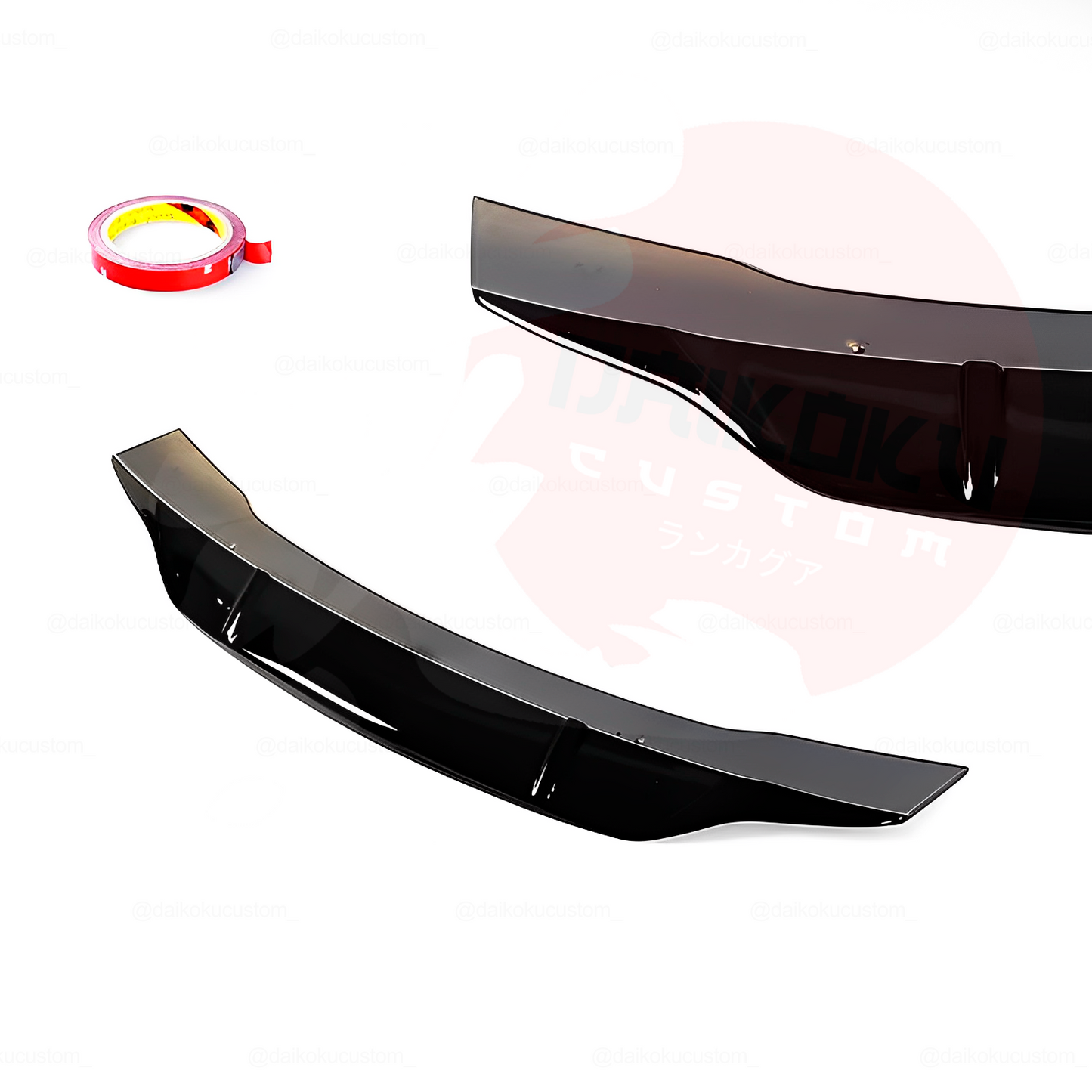 Aleron Lip Spoiler Plastico Abs Honda Civic 2006 - 2011 Tipo Carbono