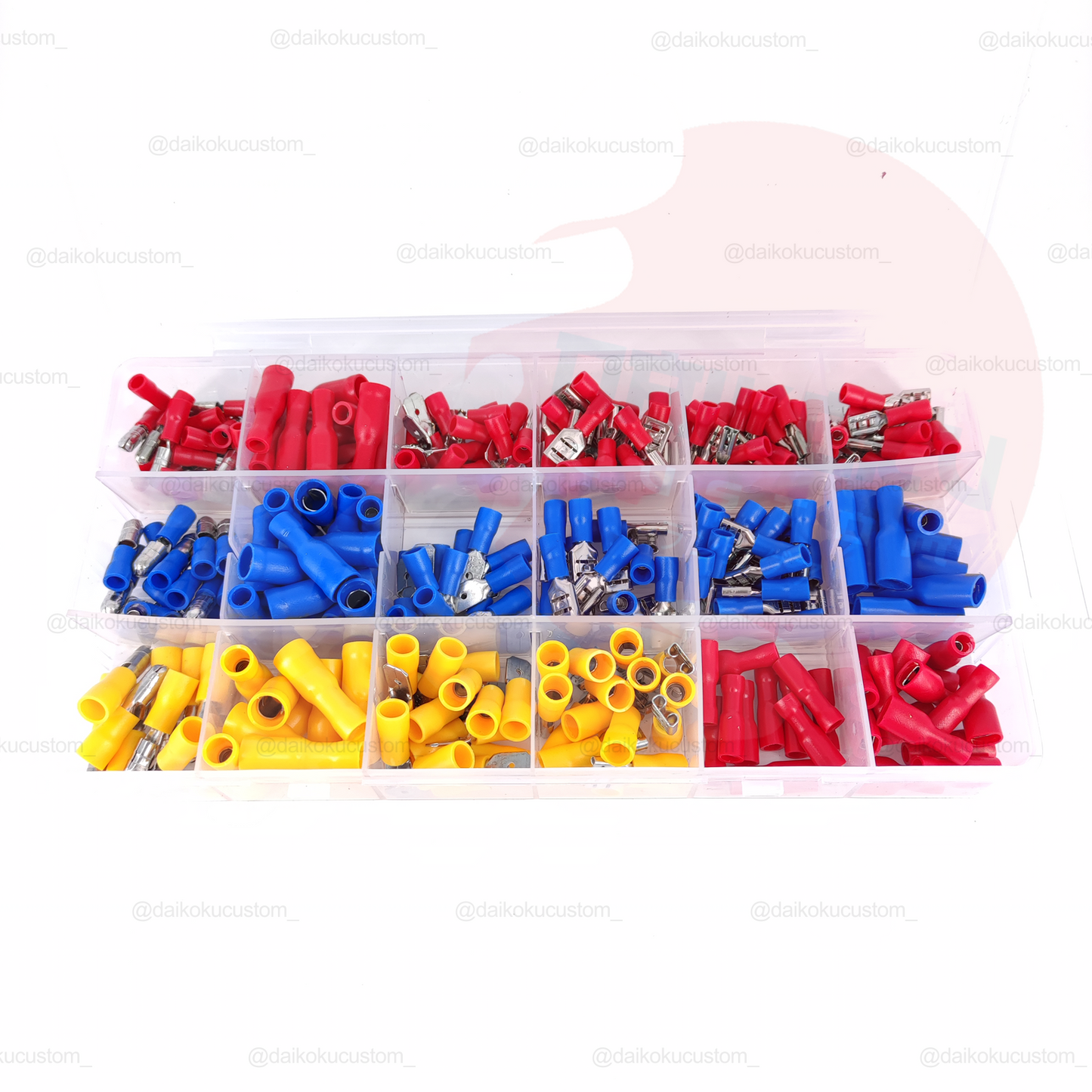 Kit Terminales Electricos Audio Surtido Caja 280pcs H53-79