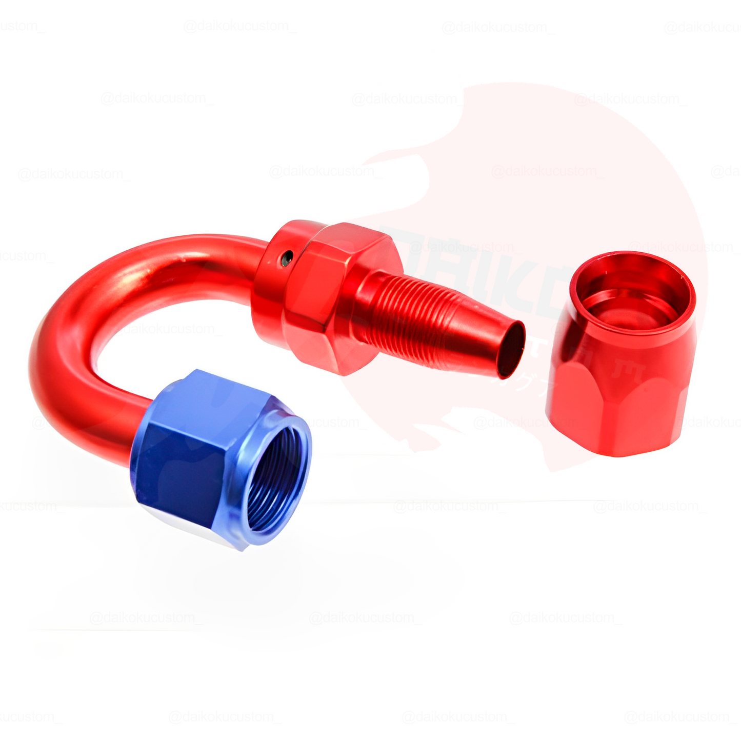 Conector Fitting An4 180 Grados