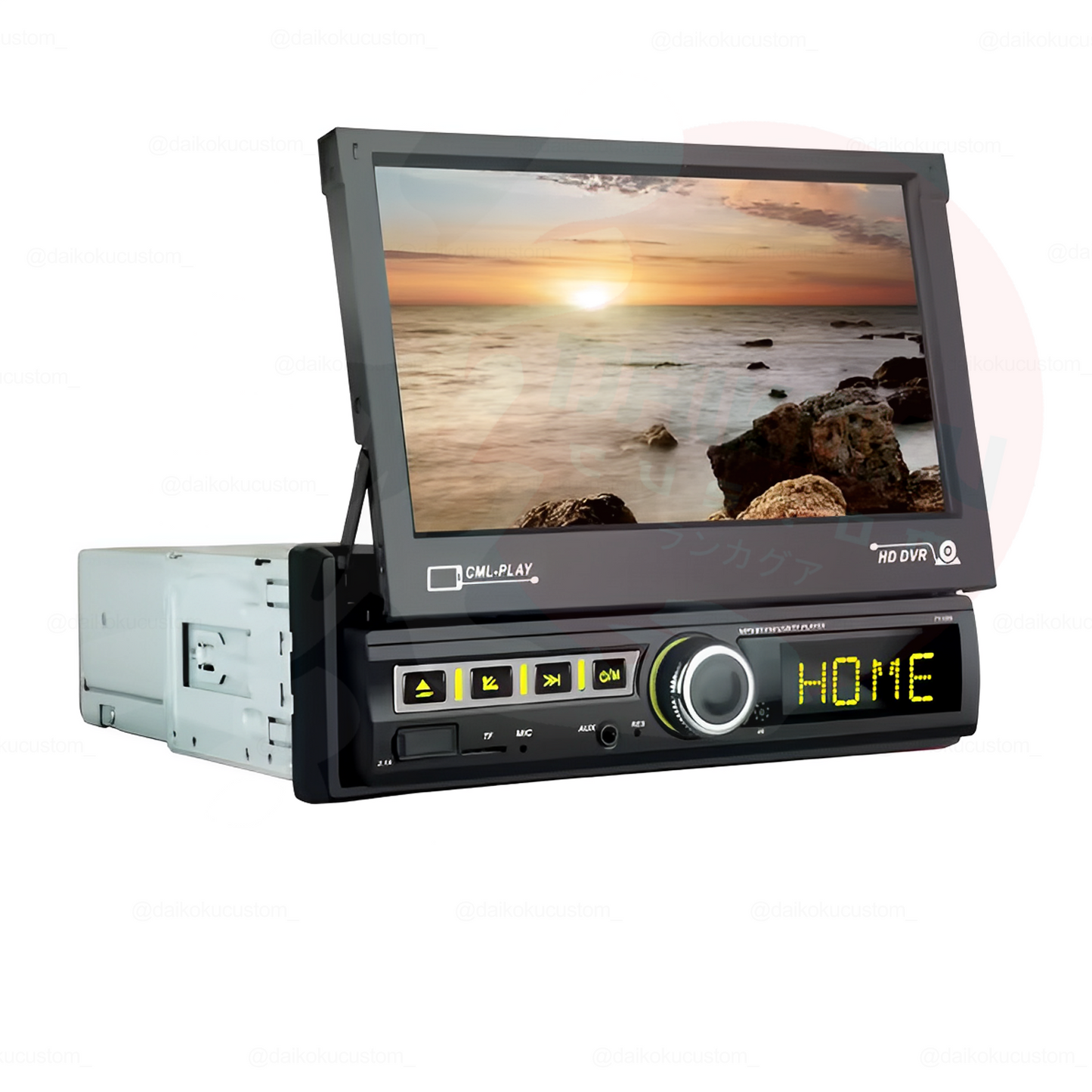 Radio Pantalla Retractil 7" Mp5 Modelo 7130 Bluetooth