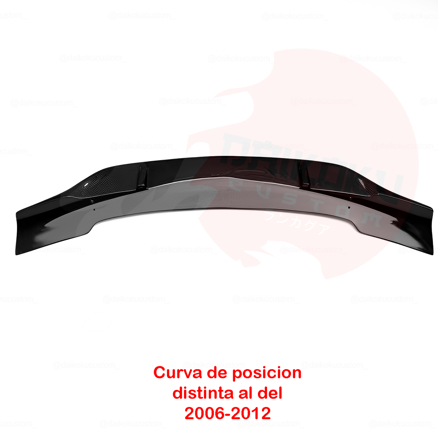 Aleron Lip Spoiler Plastico Abs Honda Civic 2012 - 2014 Tipo Carbono