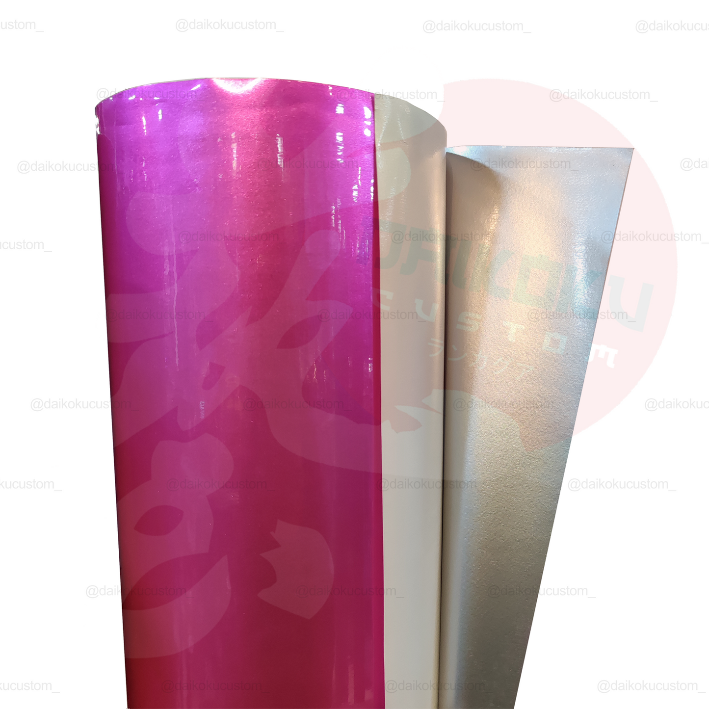Vinilo Glossy Rosado 1.52mt x Metro Lineal Adhesivo