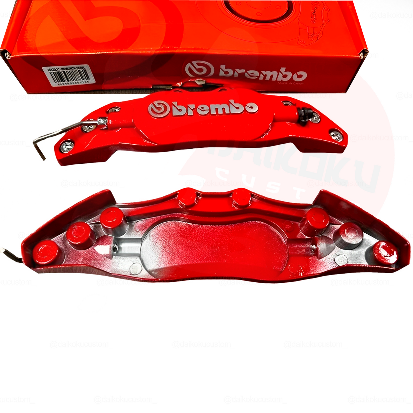 Kit 2 Cubre Caliper Brembo Metalicos 24cm