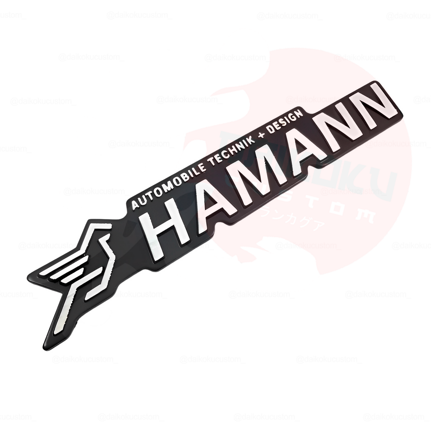 Emblema Adhesivo Trasero Hamann (zona remate)