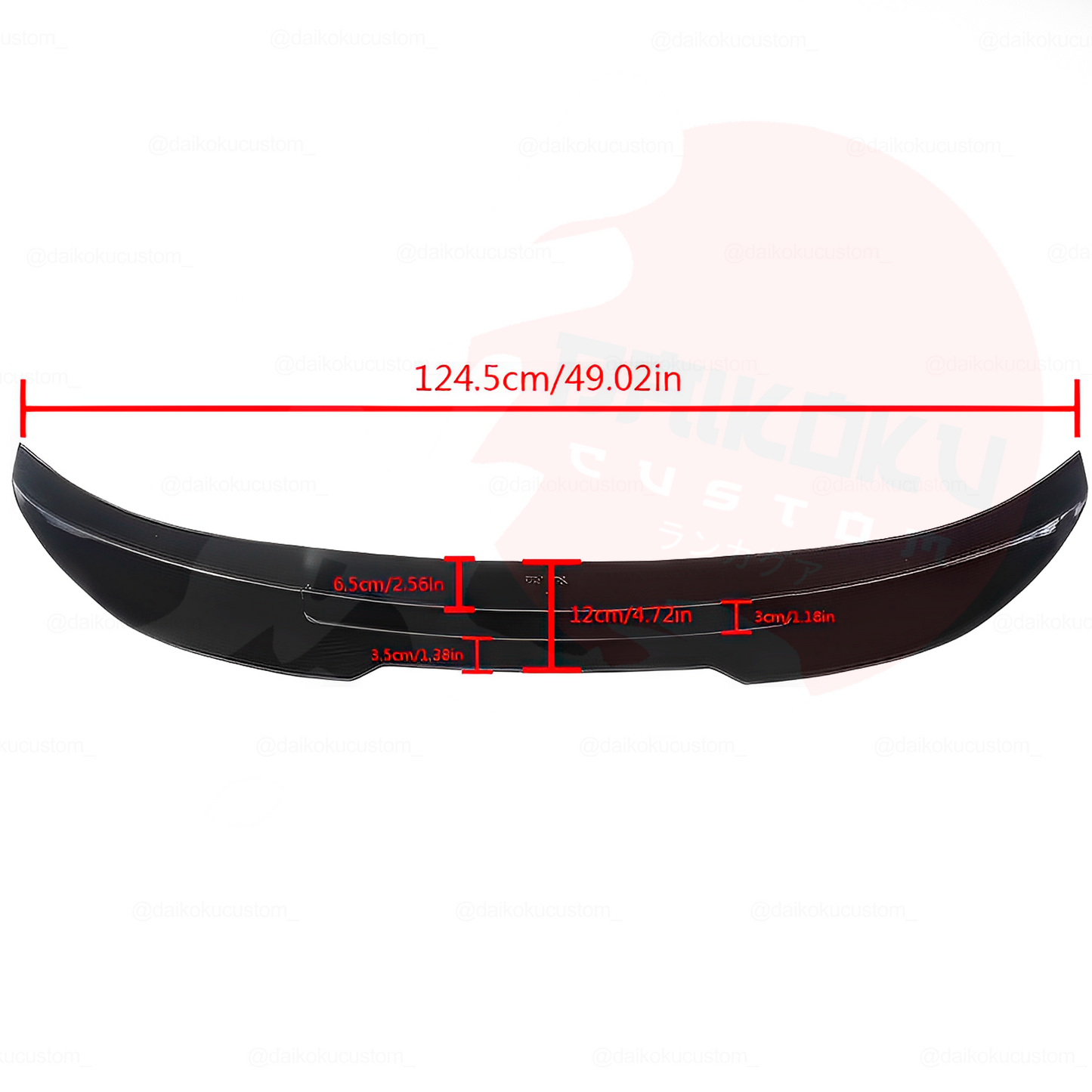 Aleron Lip Spoiler Plastico Abs BMW F22 Color Negro Brillante
