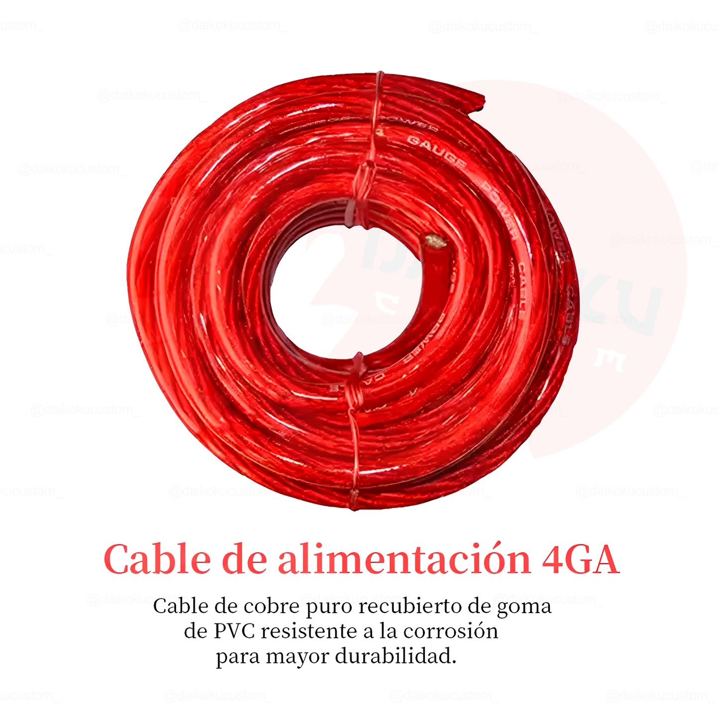 Kit Cables Amplificador 4gkt Mdk/Raistar