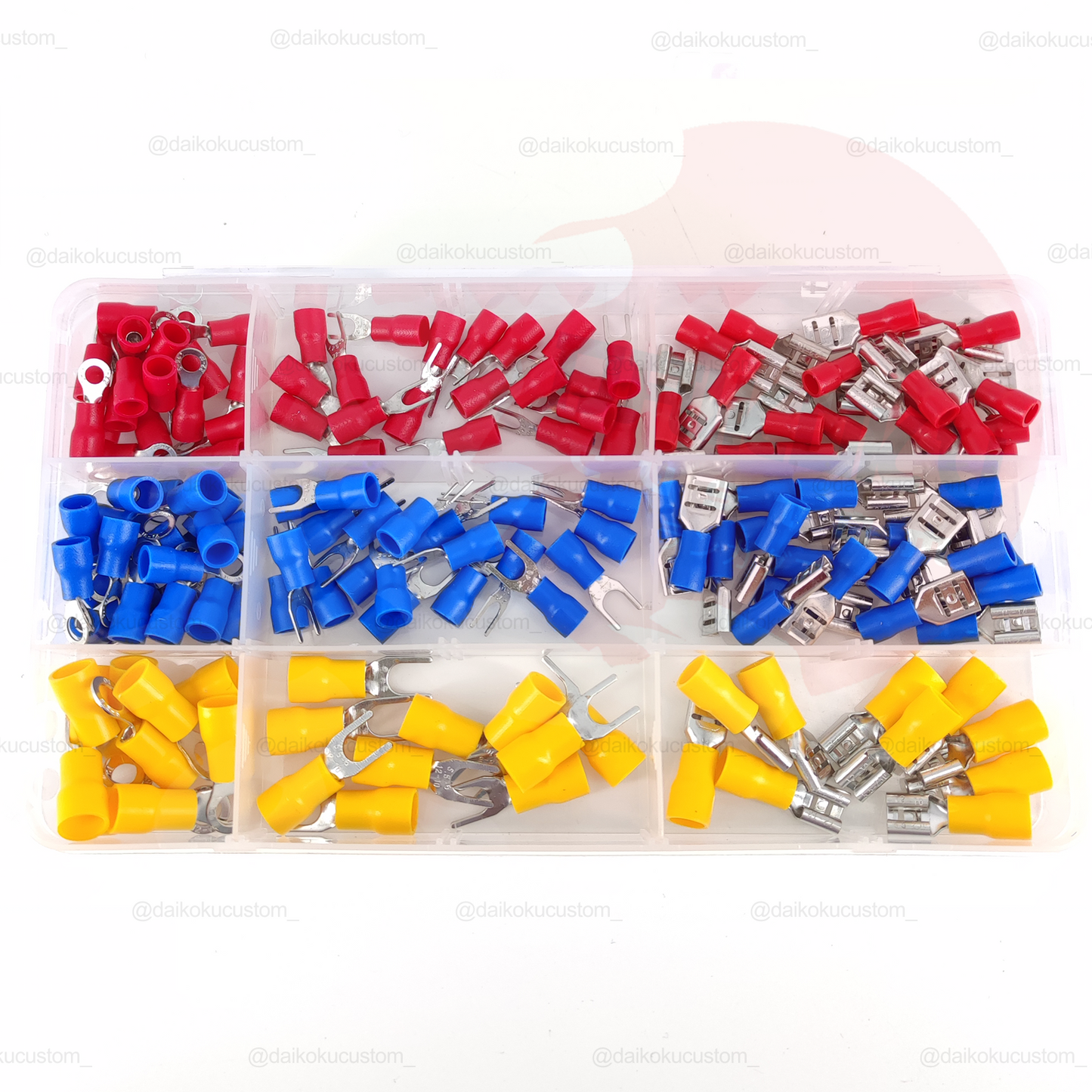 Kit Terminales Electricos Audio Surtido Caja 150pcs H53-77