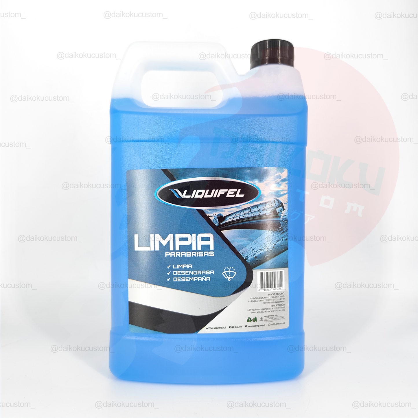 Liquido Limpiaparabrisas Desempañante Desengrasante Auto 4 Litros