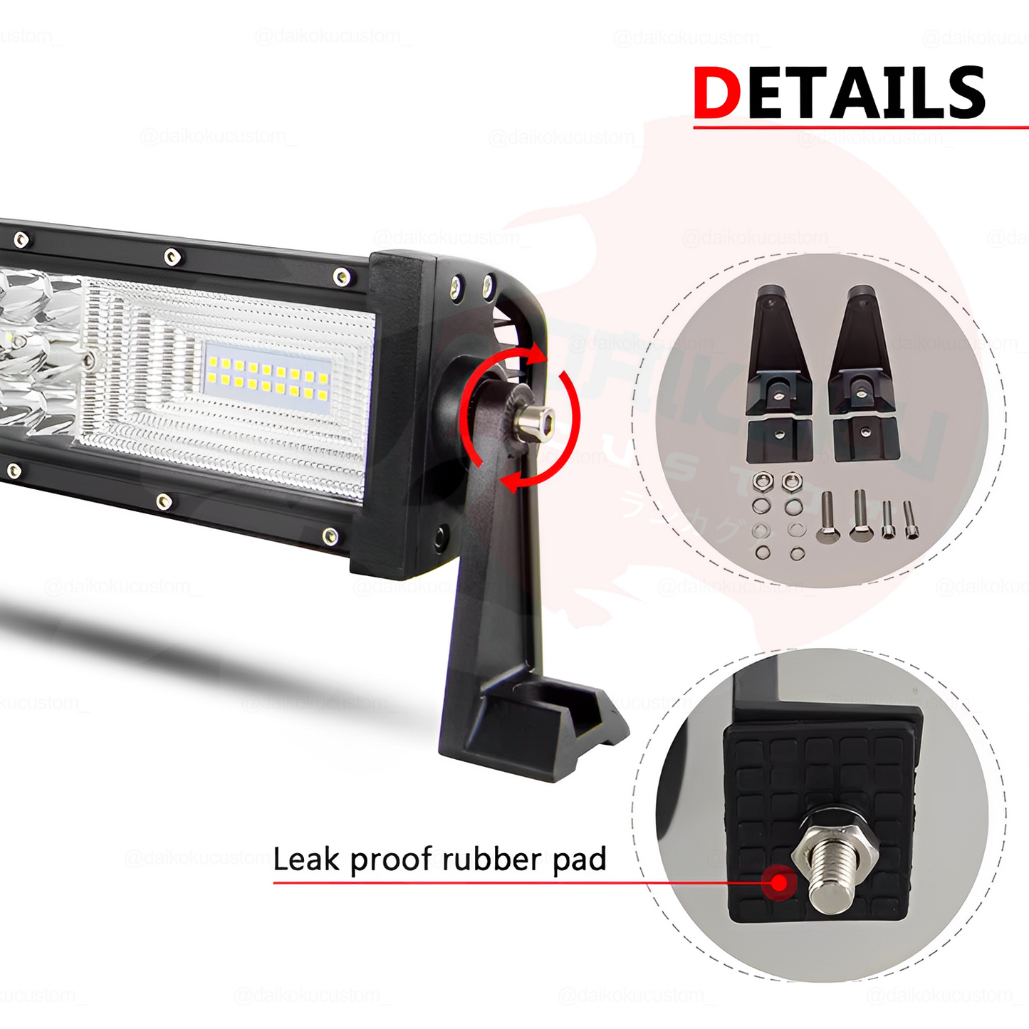 Barra Led Curva 459w De 82cm (32")