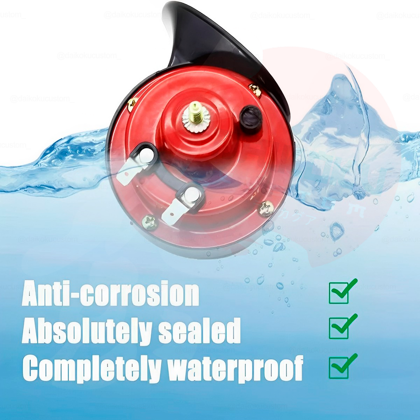 Bocinas Caracol Rojas Eco