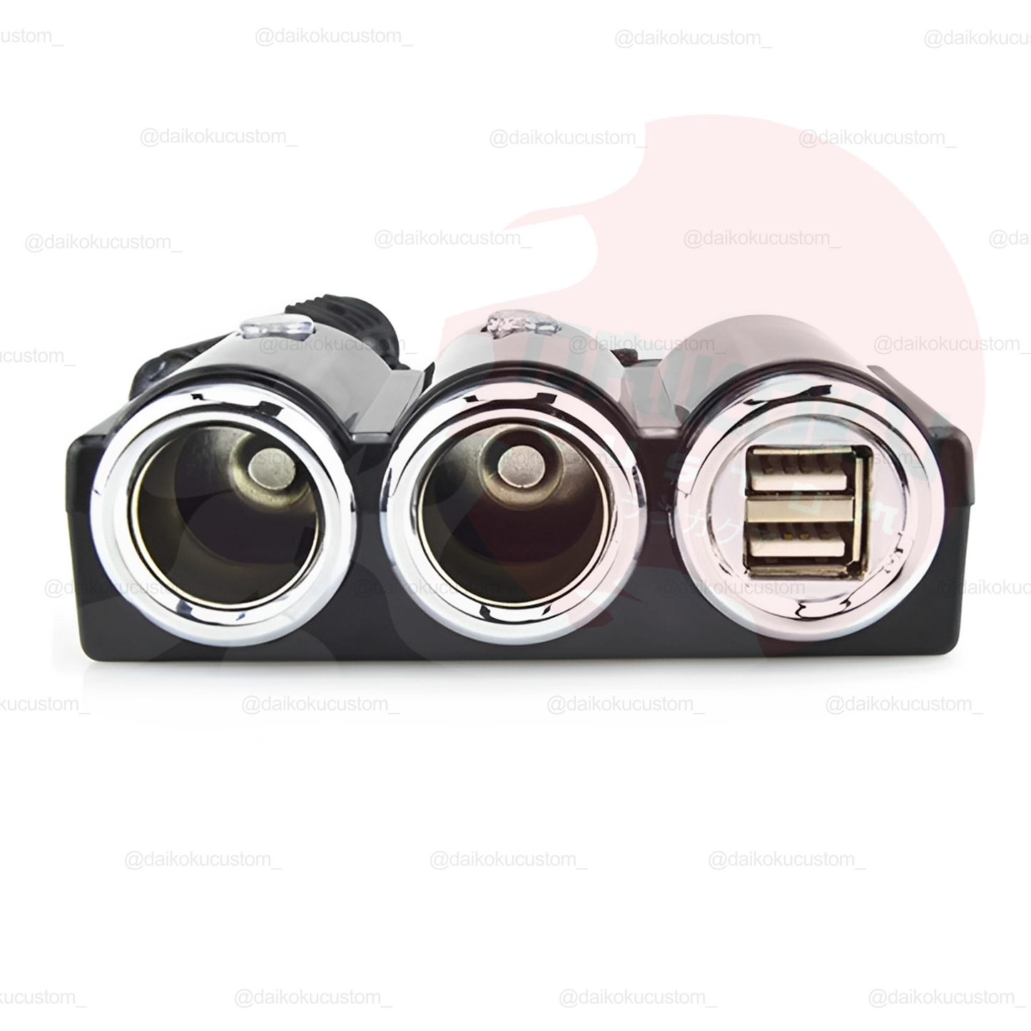Adaptador Doble Encendedor Cigarrera 2 Usb Pro