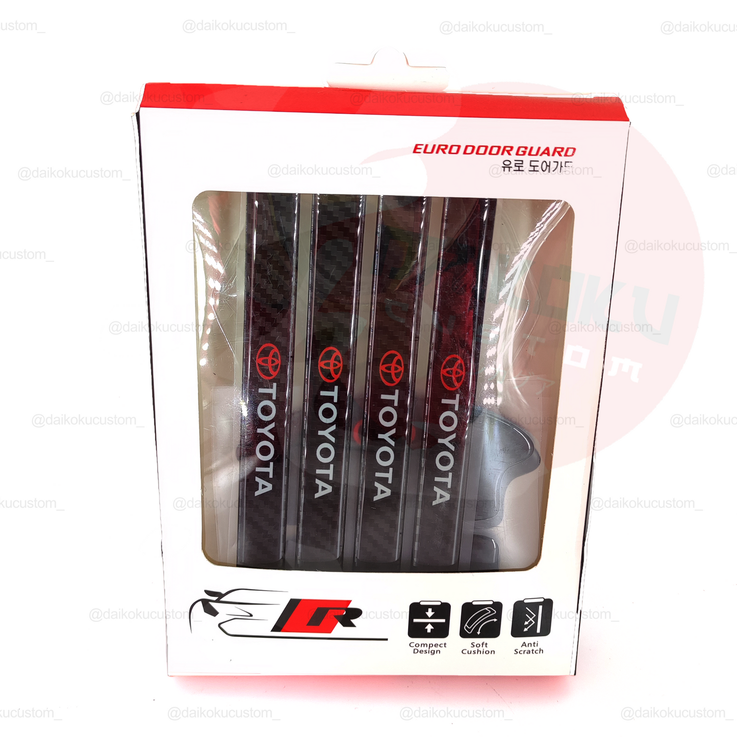 Protector Manilla + Tope Puerta Toyota 8pcs Adhesivo