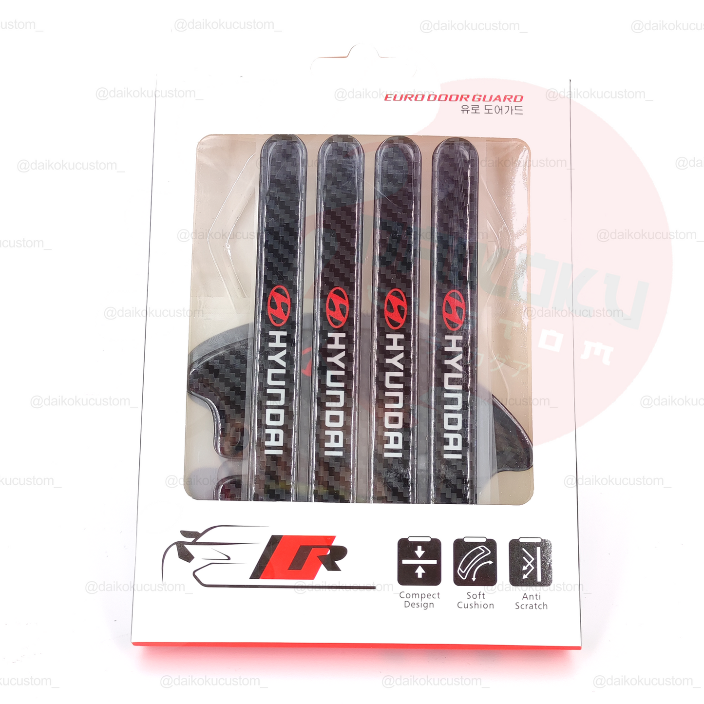 Protector Manilla + Tope Puerta Hyundai 8pcs Adhesivo