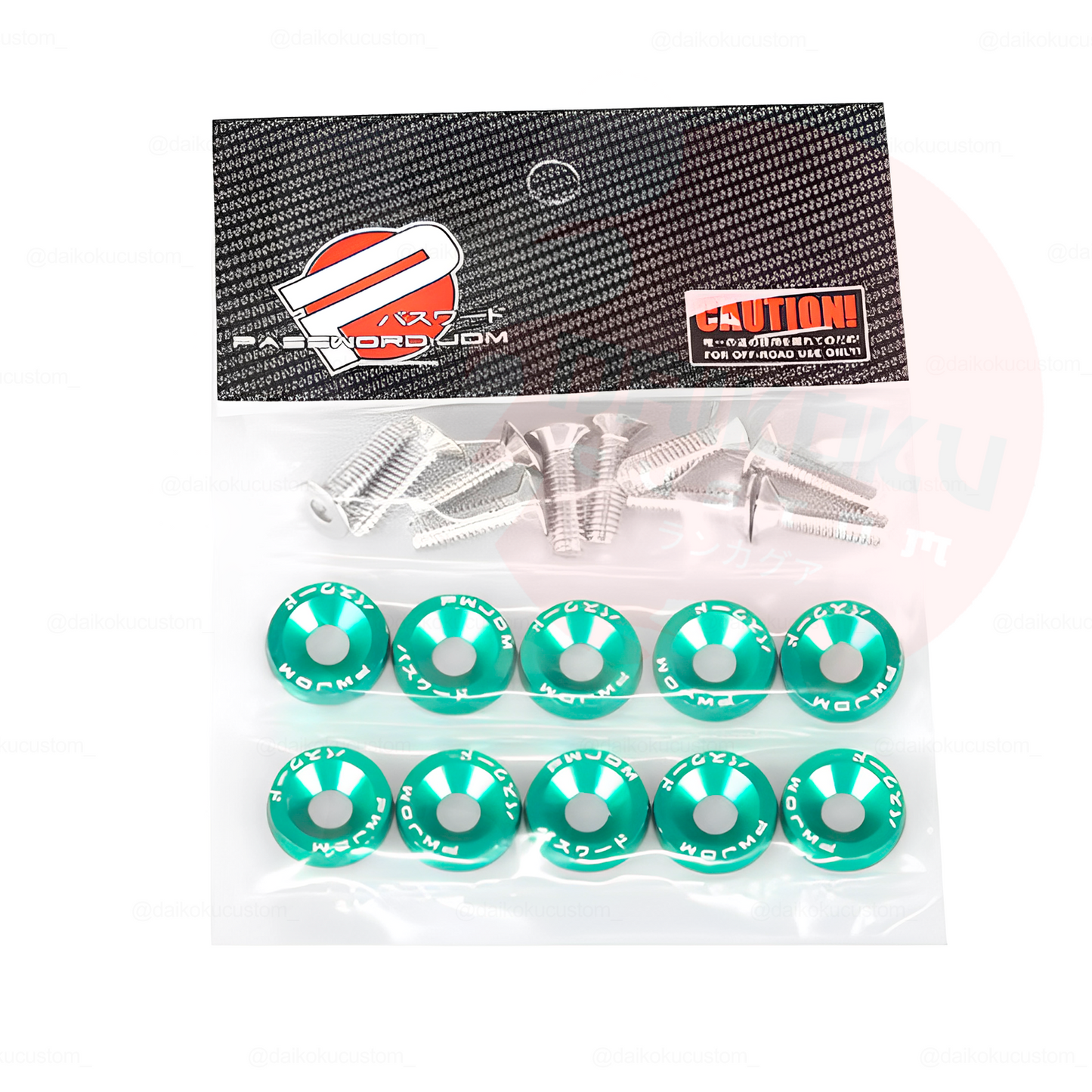 Set 10 Pernos M6 Decorativos (Sin Punta)