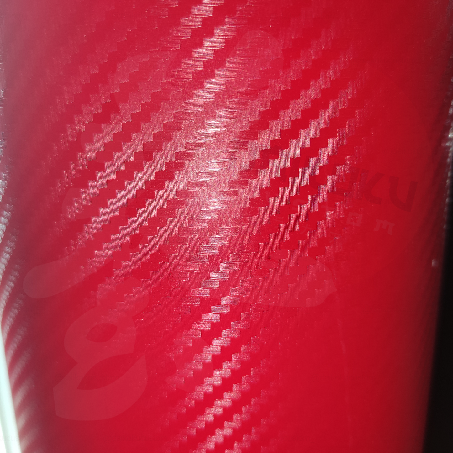 Vinilo 4d Carbono Rojo 1.52mt x 1mt