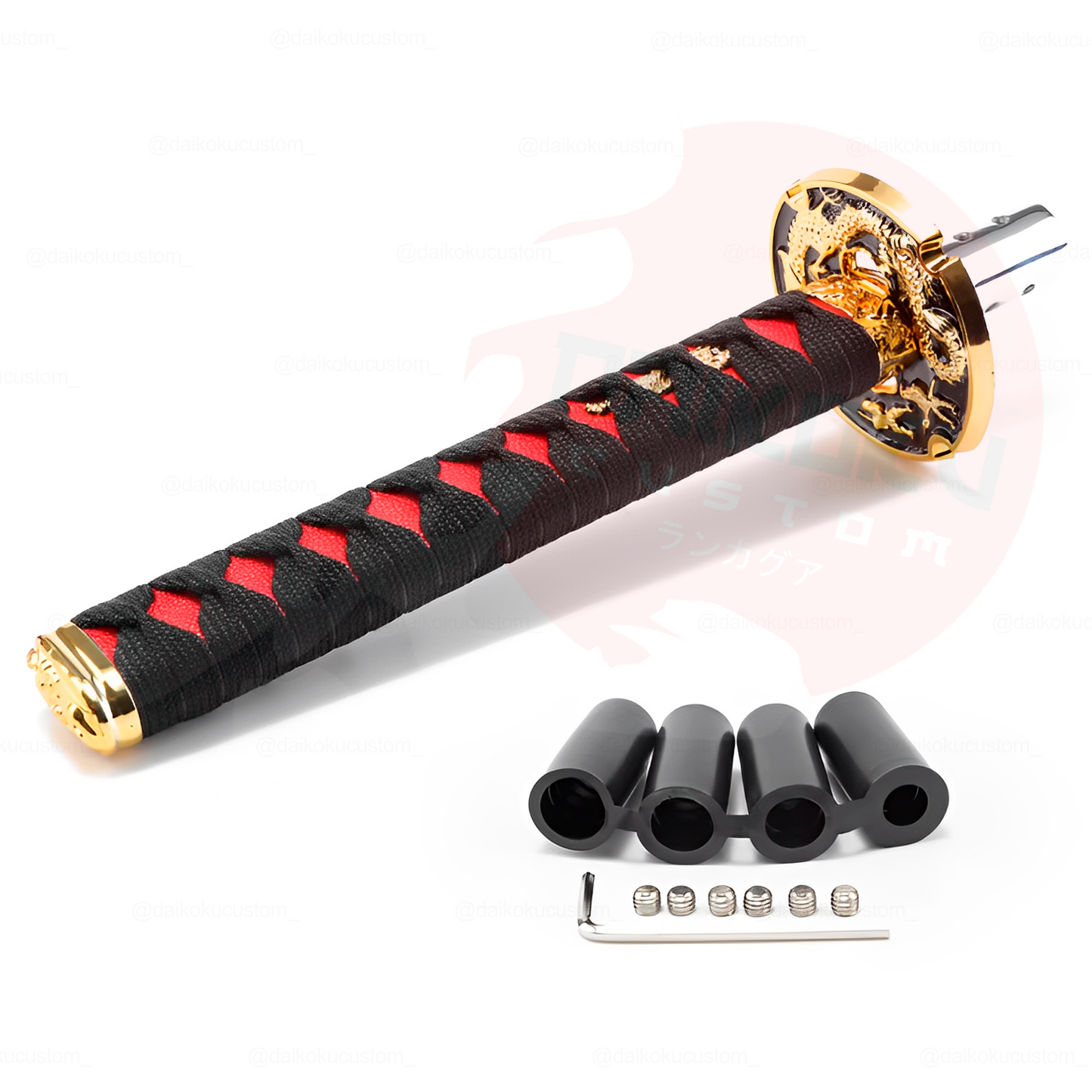 Pomo Katana Eco 20cm Metalico