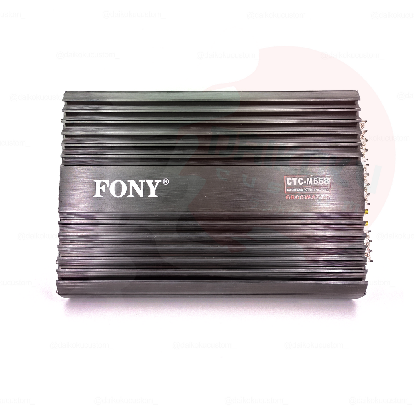 Amplificador Fony 4ch 6800w Ctc-M668