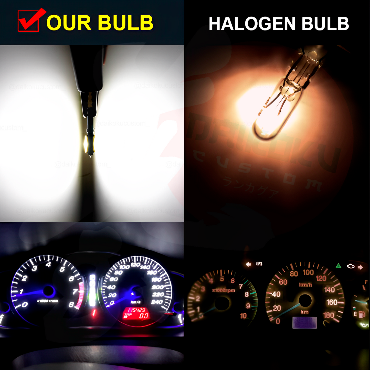1 Ampolleta Led T5 Plana De 2 Led Blanco