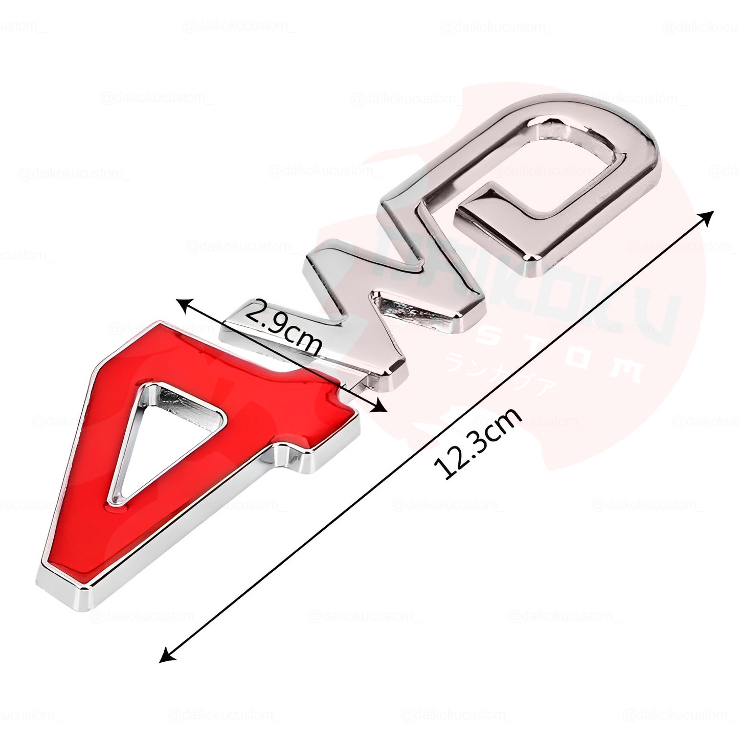 Emblema Adhesivo Trasero 4wd