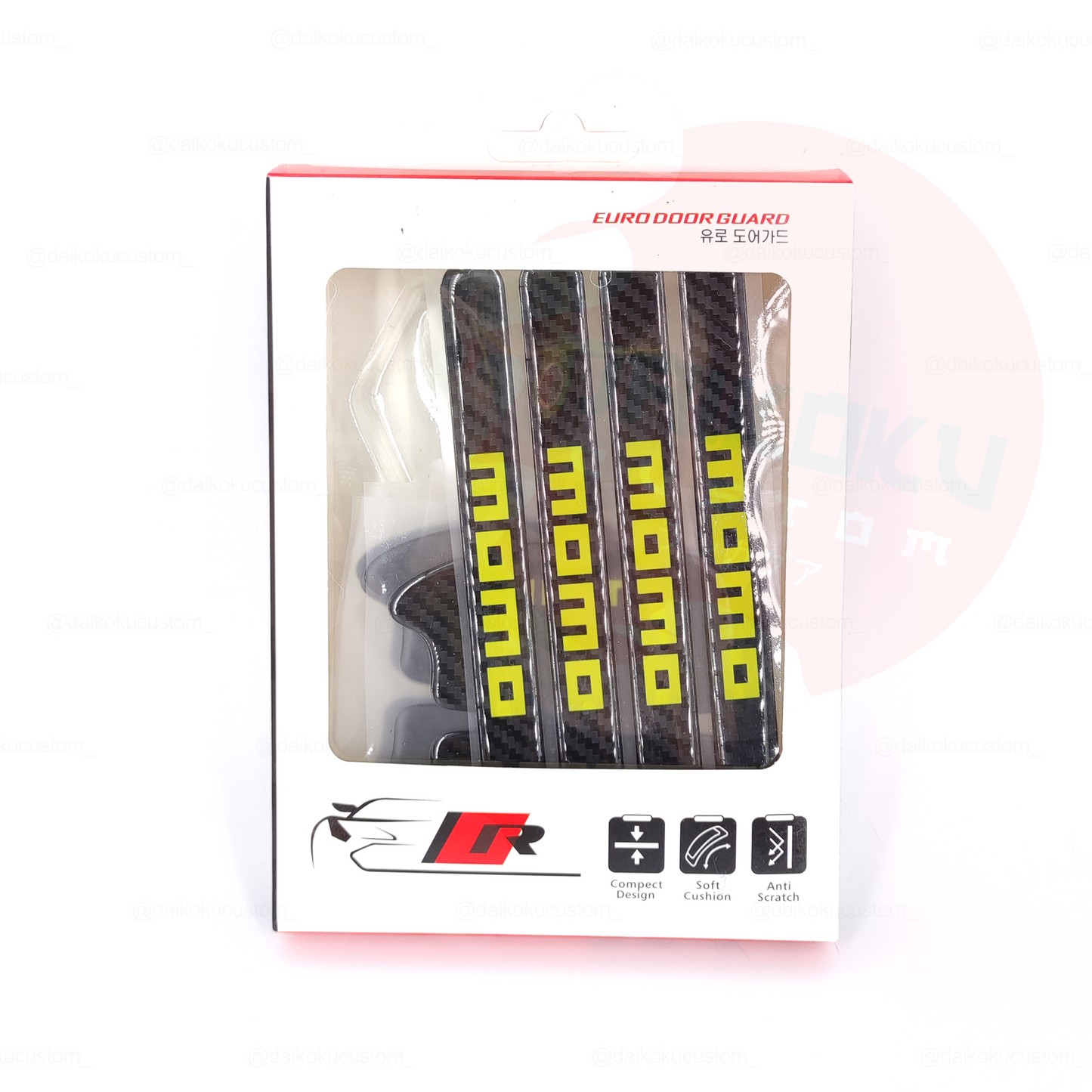 Protector Manilla + Tope Puerta Momo 8pcs Adhesivo
