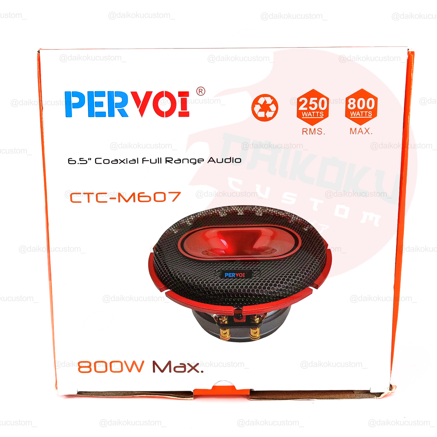 Parlante (1) Medios 6.5" Pervoi CTC-M607 250w Rms 800w