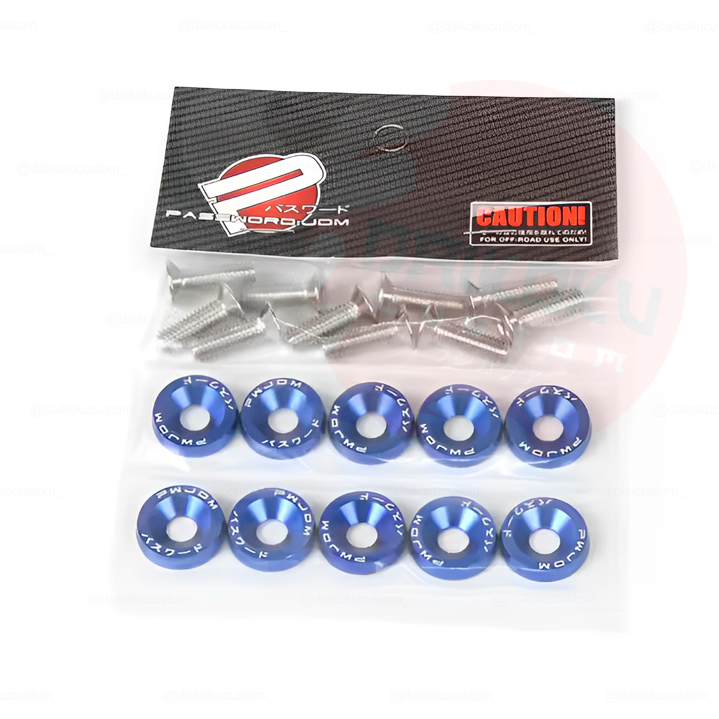 Set 10 Pernos M6 Decorativos (Sin Punta)