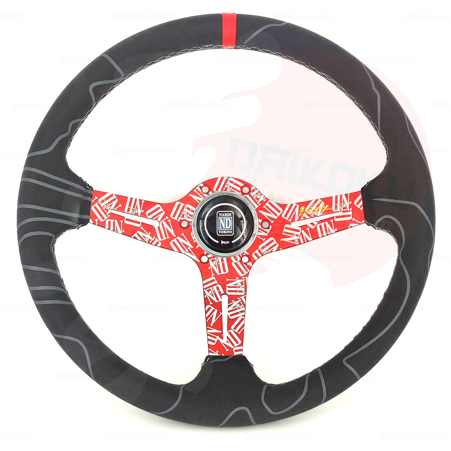 Volante Deportivo Nardi F1 Gamuza Concavo Colores