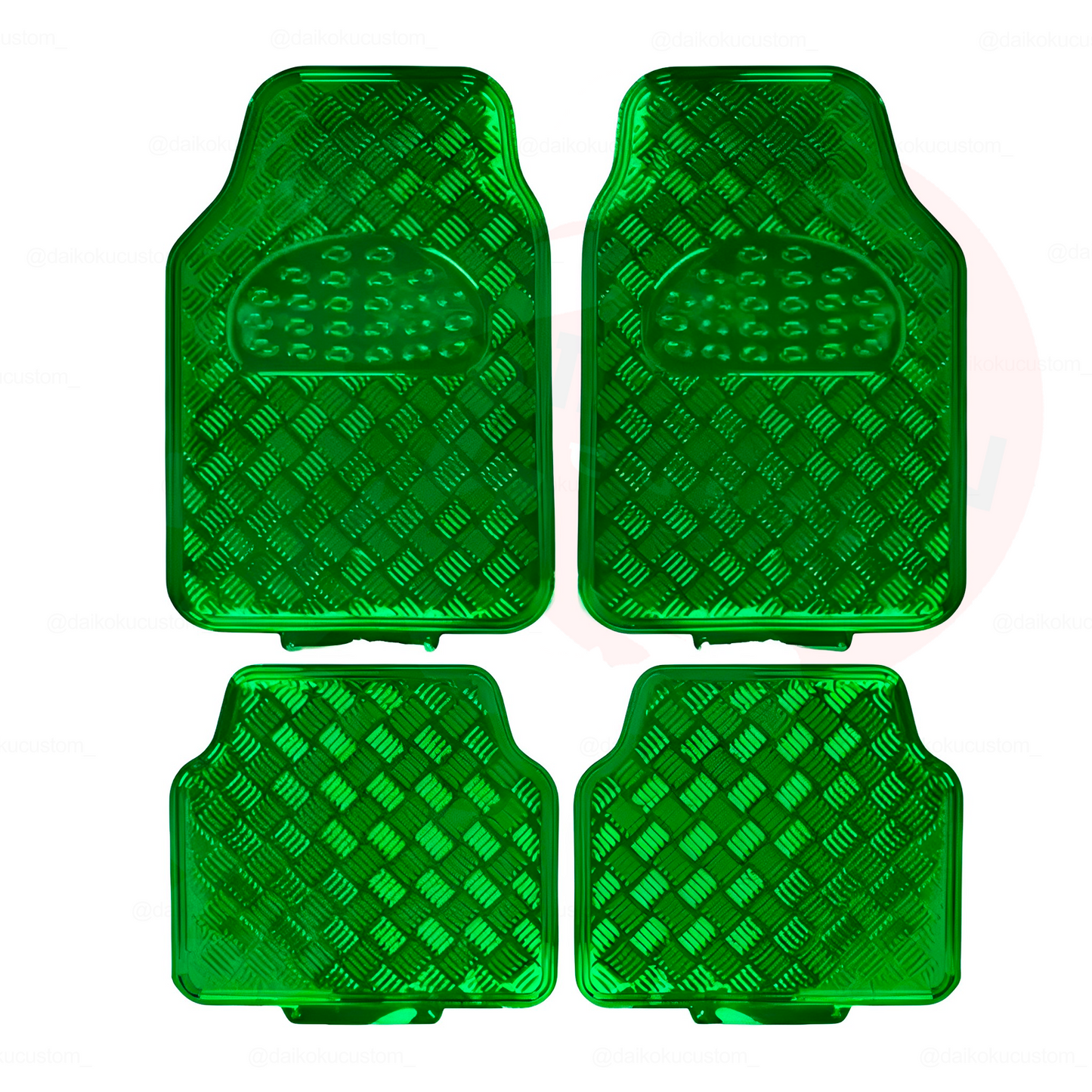 Cubre Piso Metalico Alfombra 4pcs