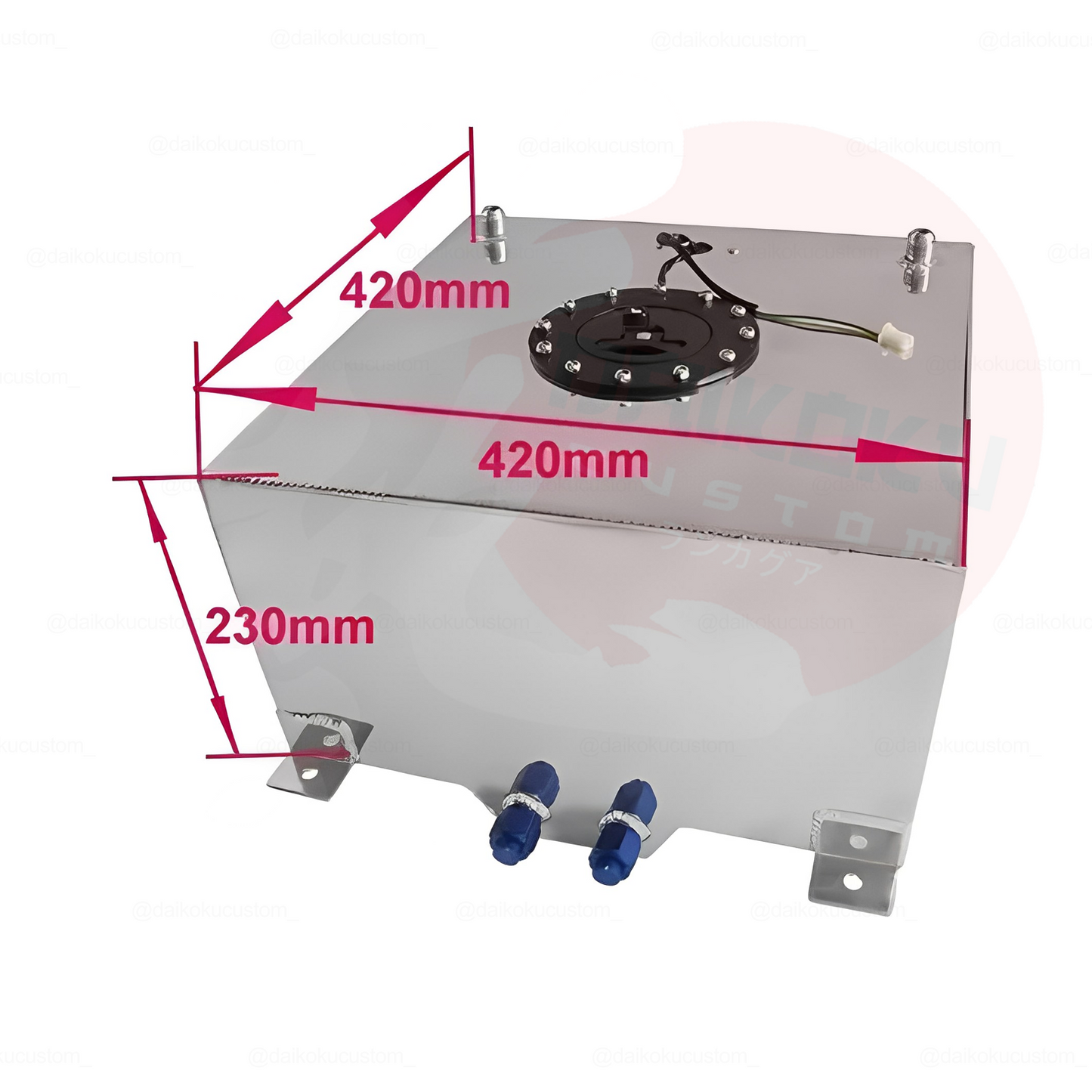 Estanque Bencina 40lt Aluminio