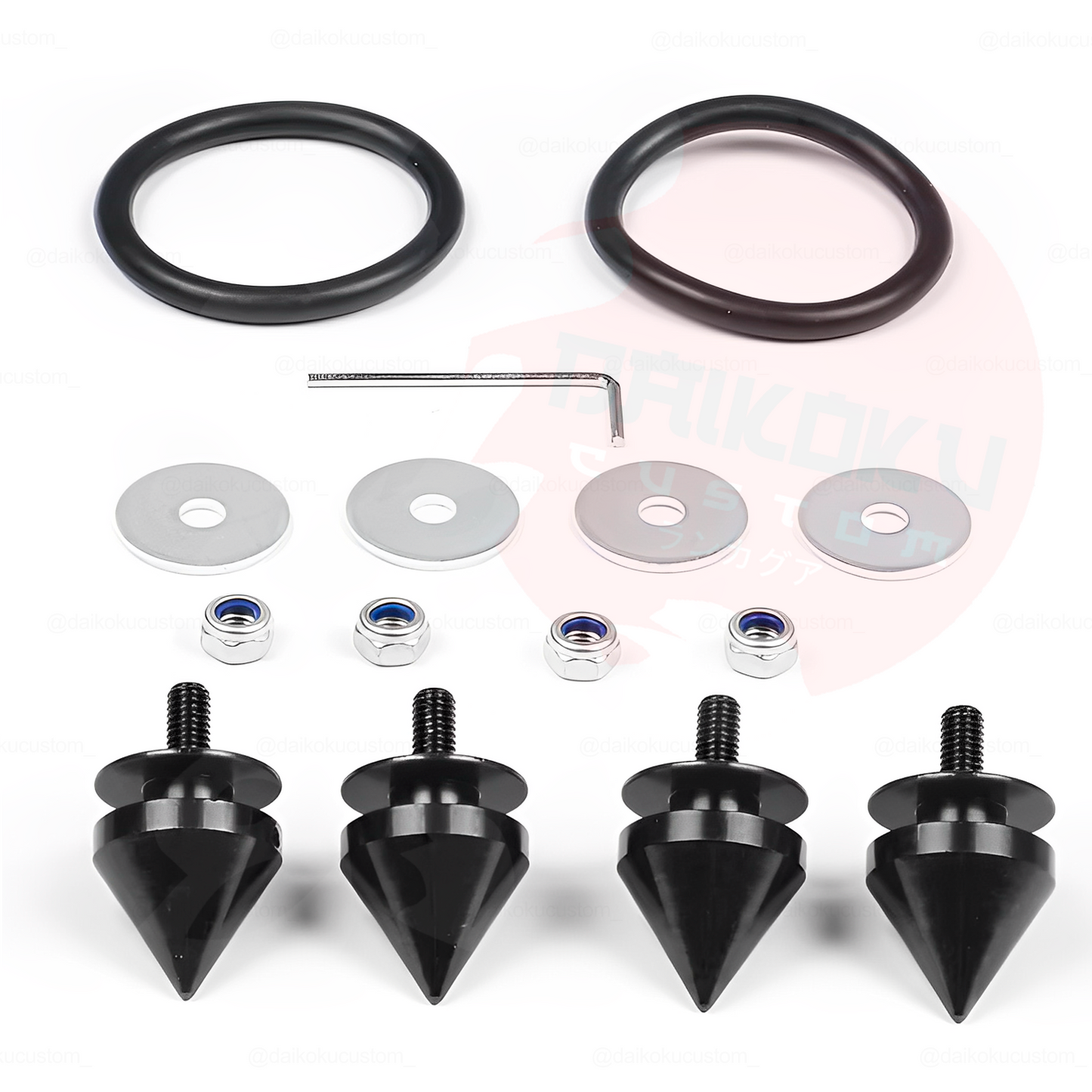 Sujetador Punta + Elasticos Parachoque