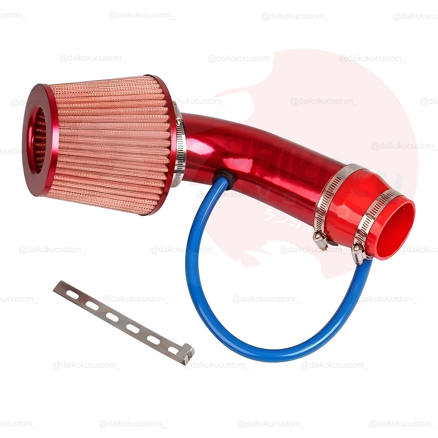 Kit Induccion Corta + Filtro Conico + Abrazaderas 3"