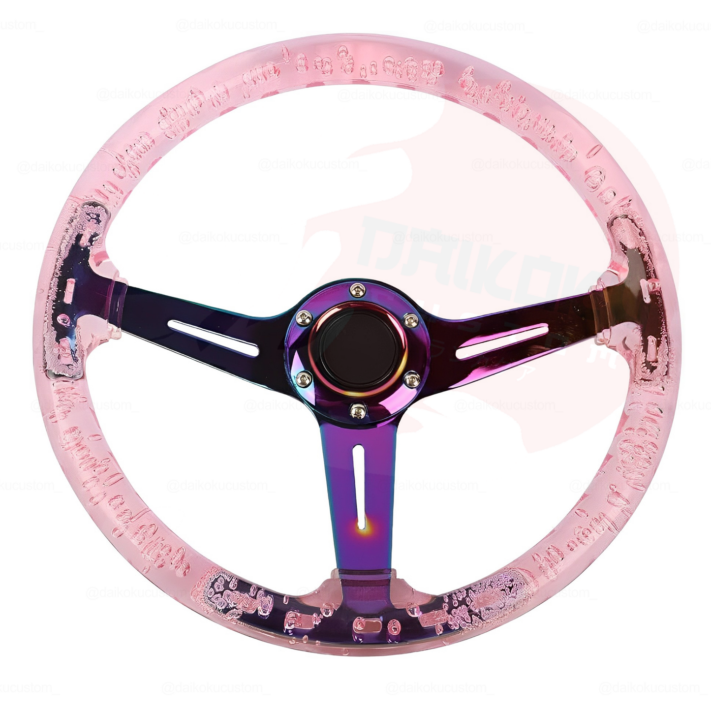 Volante Deportivo Burbuja Tornasol Colores