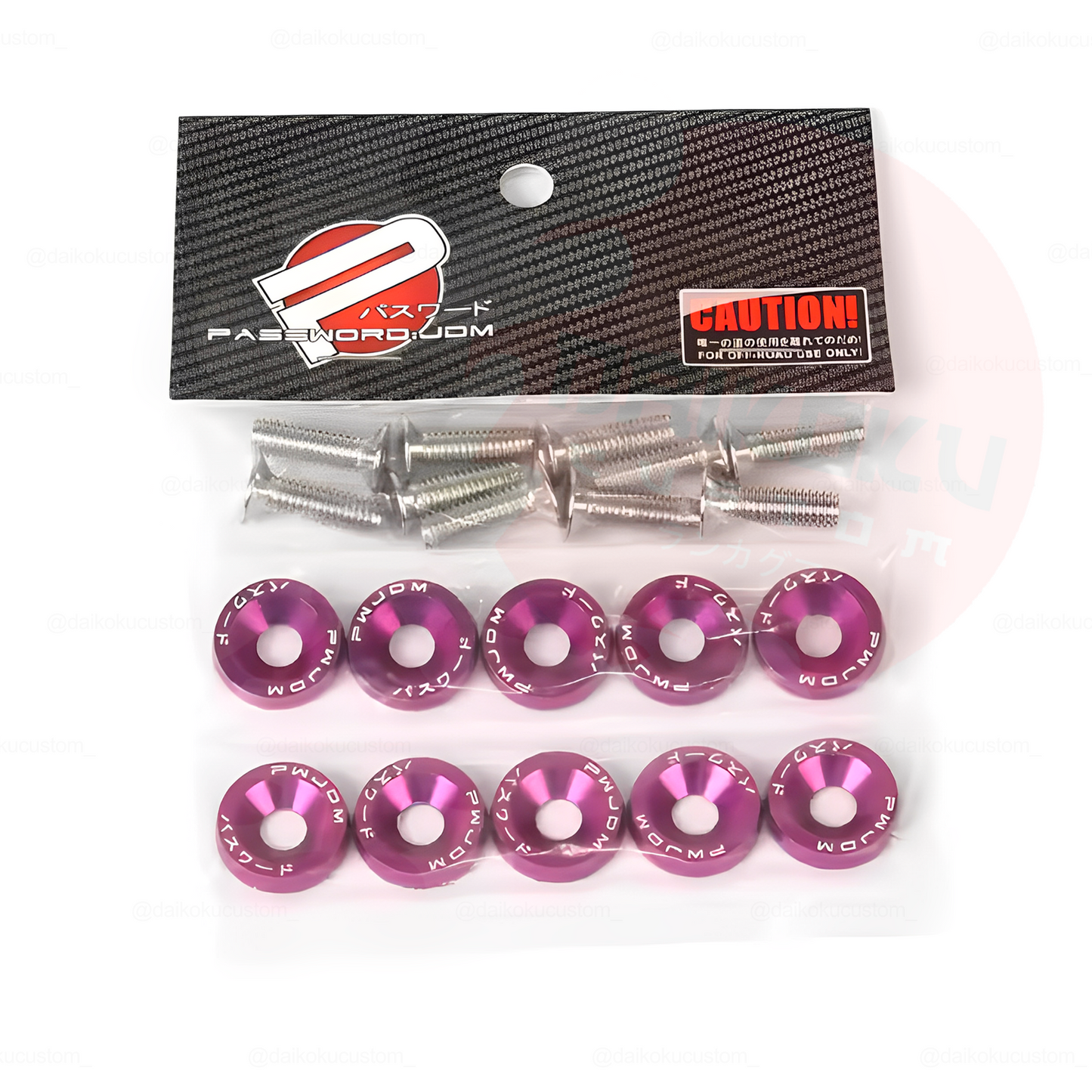 Set 10 Pernos M6 Decorativos (Sin Punta)