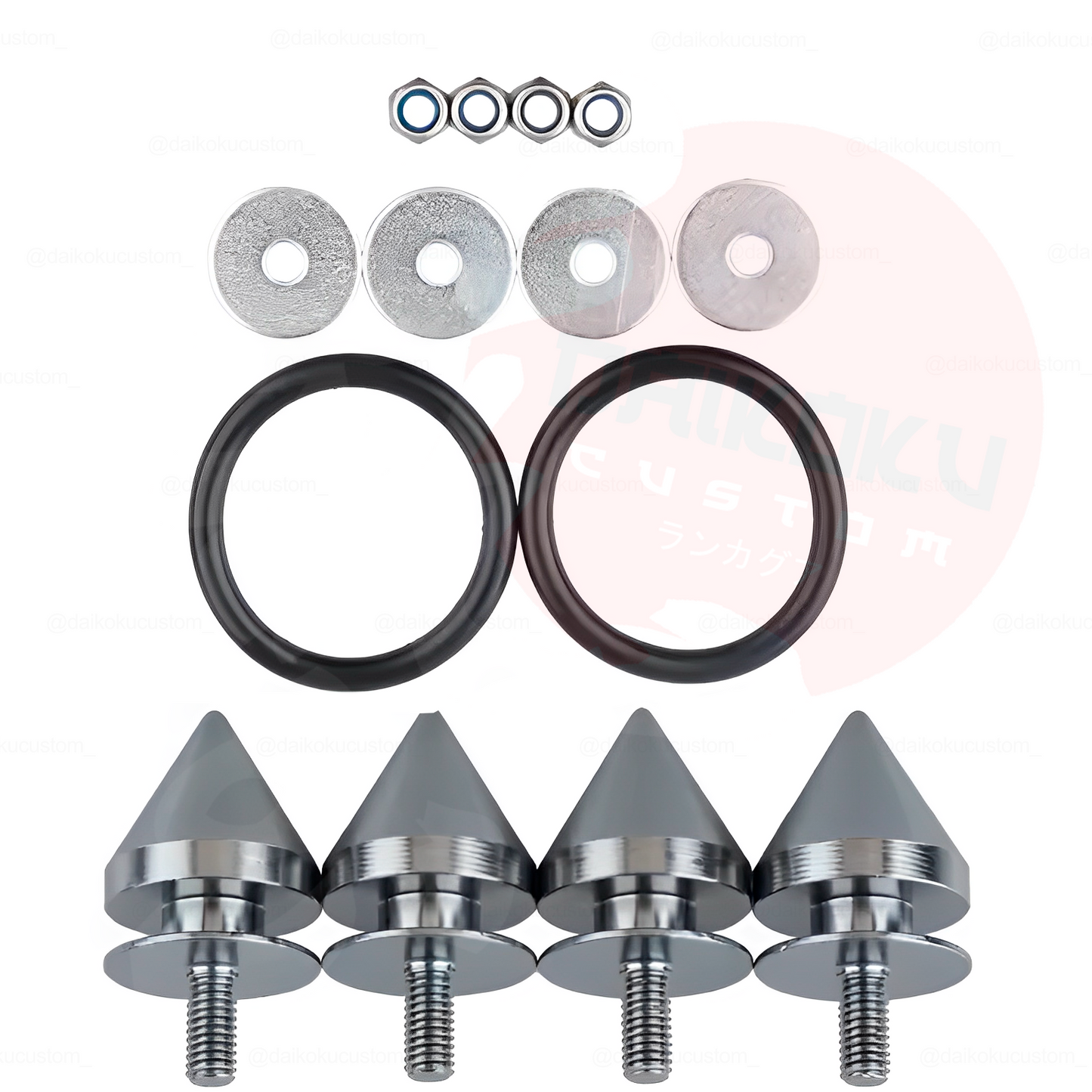 Sujetador Punta + Elasticos Parachoque