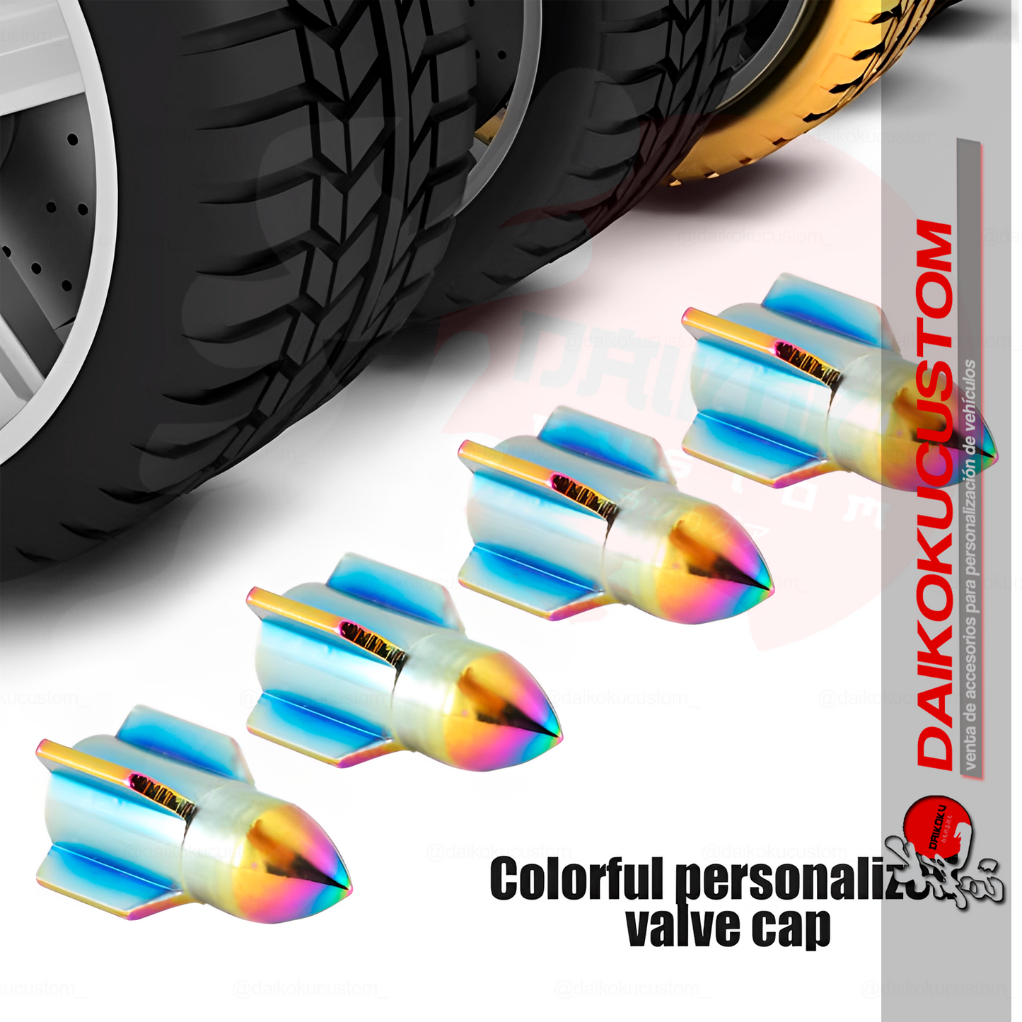 Tapas Valvula Aire Cohete Espacial Tornasol X4