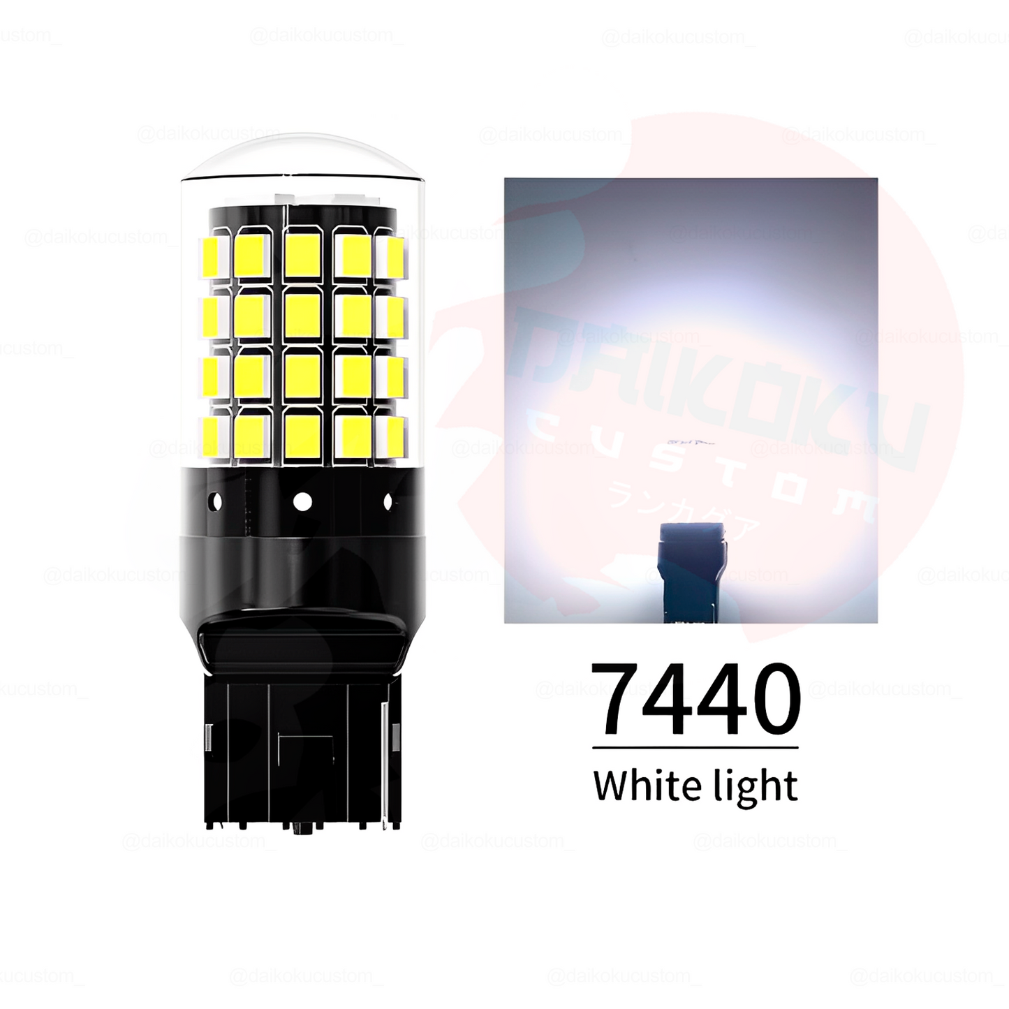 2 Ampolletas T20 144 Led (Caja Negra O Growpal) Colores