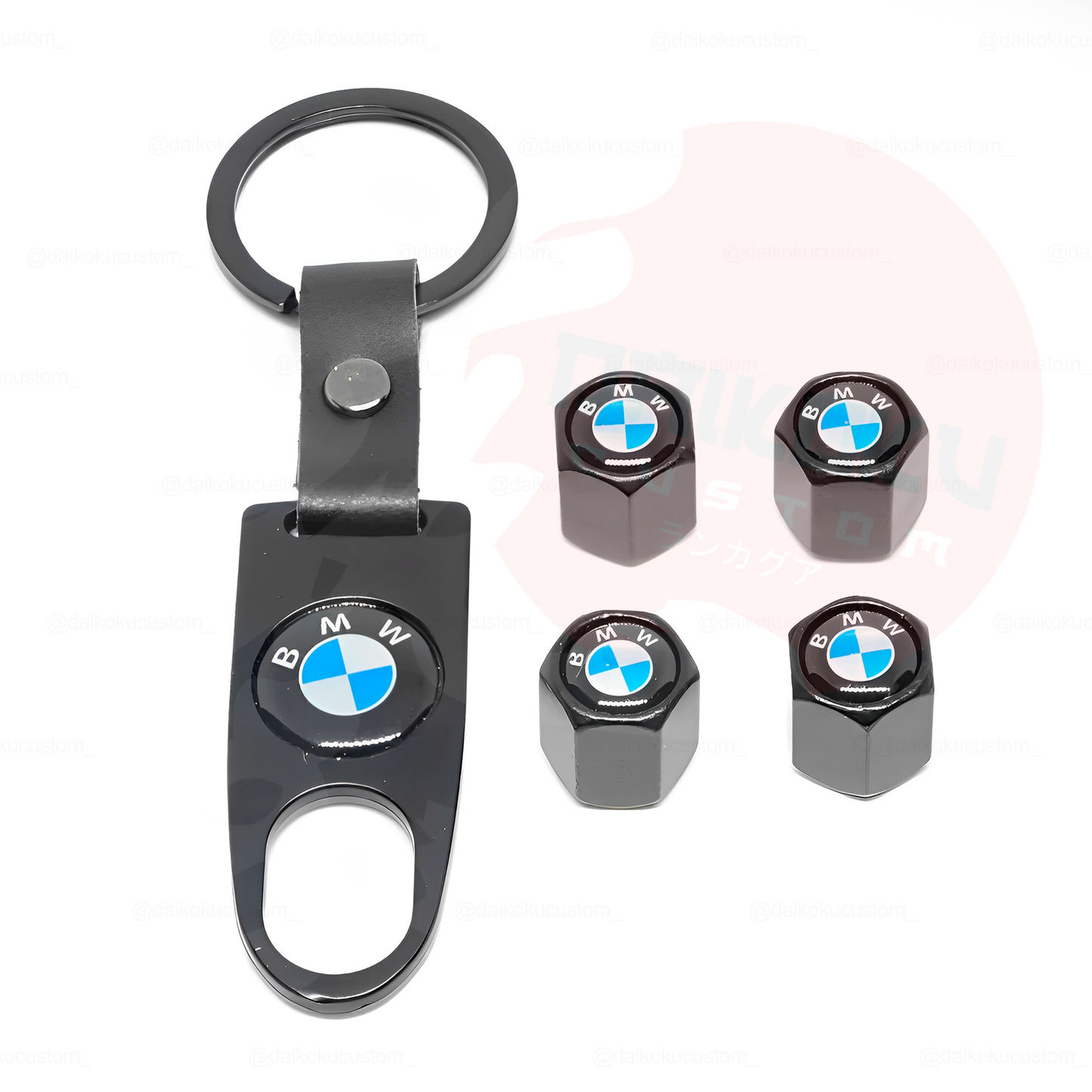Kit Llavero Marcas + 4 Tapa Valvulas Aire Marcas (H52-27)