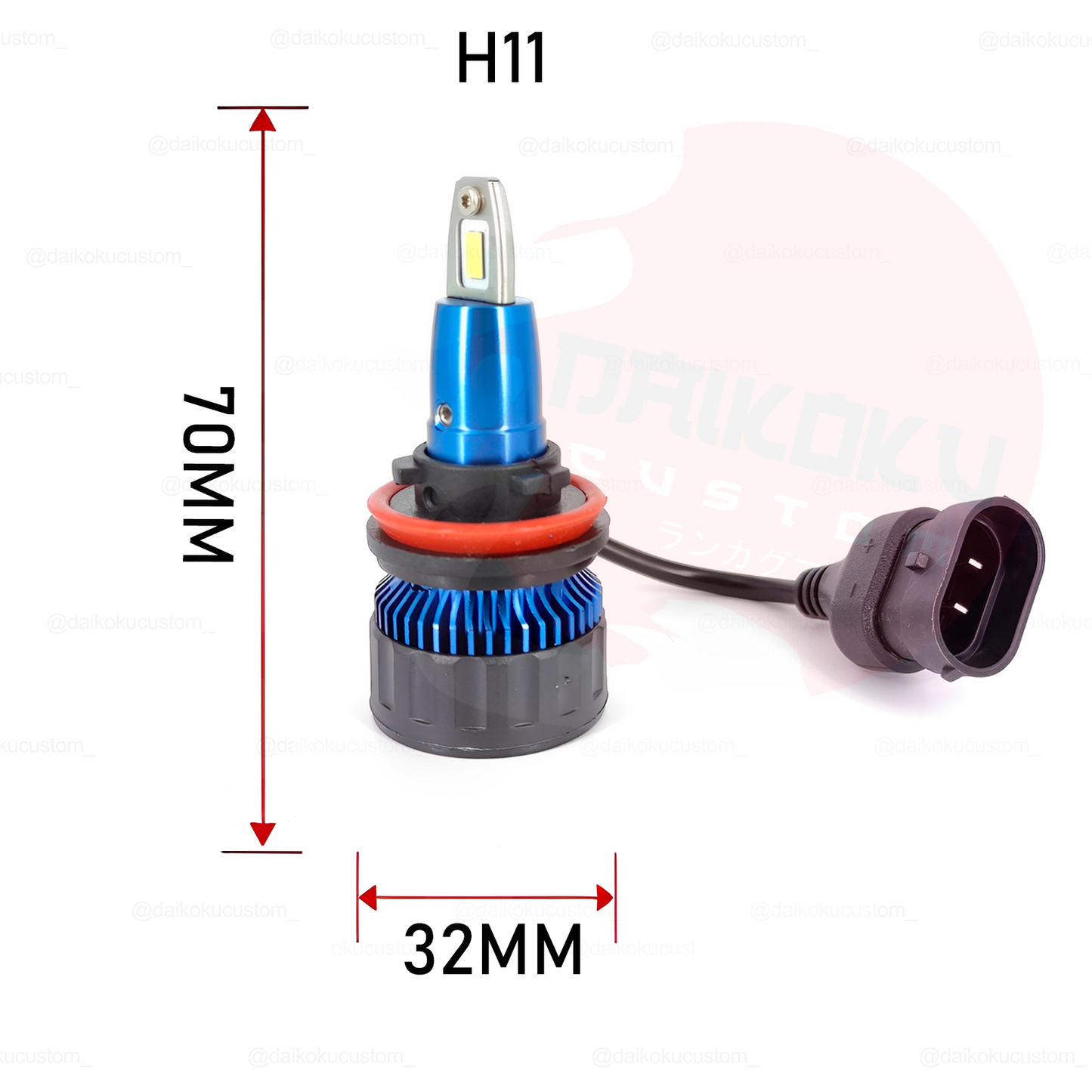 Turbo Led Beijing 360° Canbus H1 H3 H4 H7 H8 H9 H11 H13 9005 9006 30.000 Lumenes