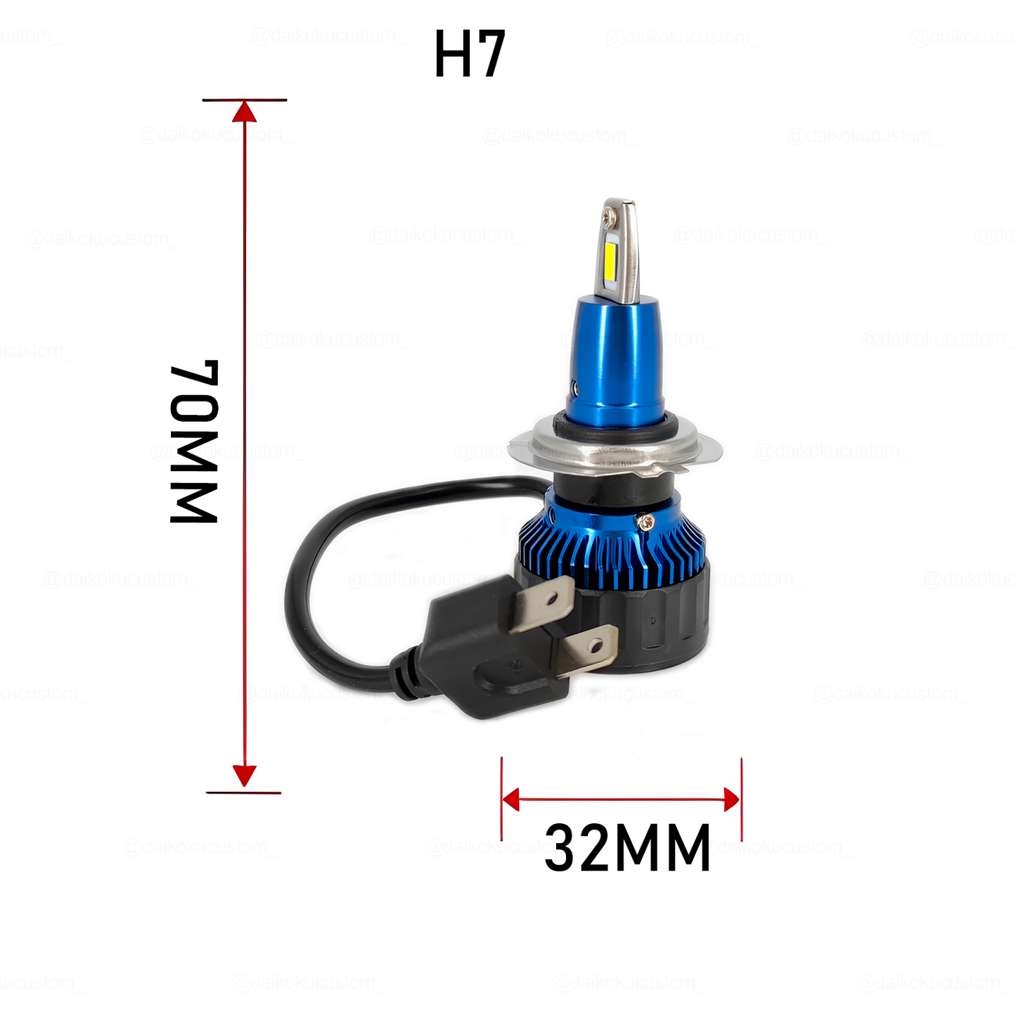 Turbo Led Beijing 360° Canbus H1 H3 H4 H7 H8 H9 H11 H13 9005 9006 30.000 Lumenes