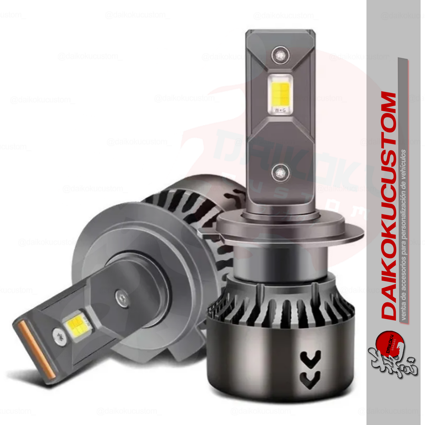 Kit Luces Turboled 30000 Lm,300w H4 H7 H11 H1 H3/k15