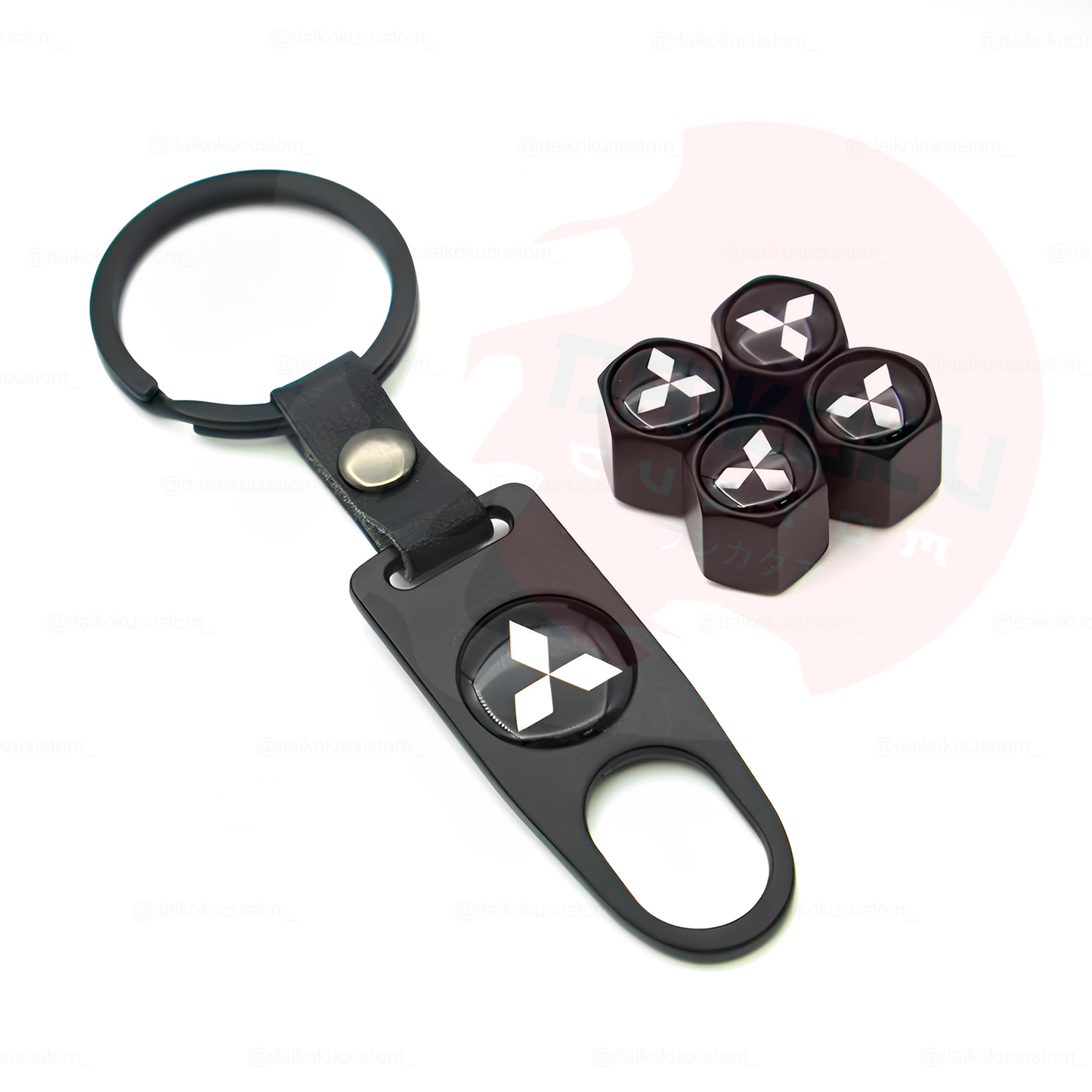 Kit Llavero Marcas + 4 Tapa Valvulas Aire Marcas (H52-27)