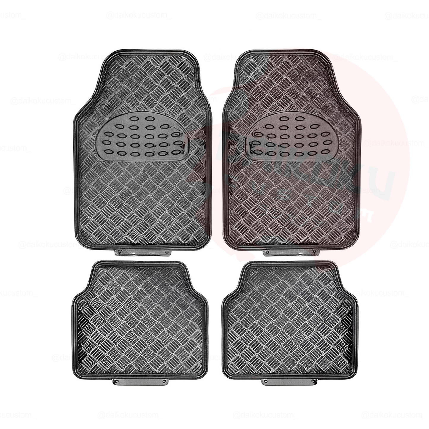 Cubre Piso Metalico Alfombra 4pcs
