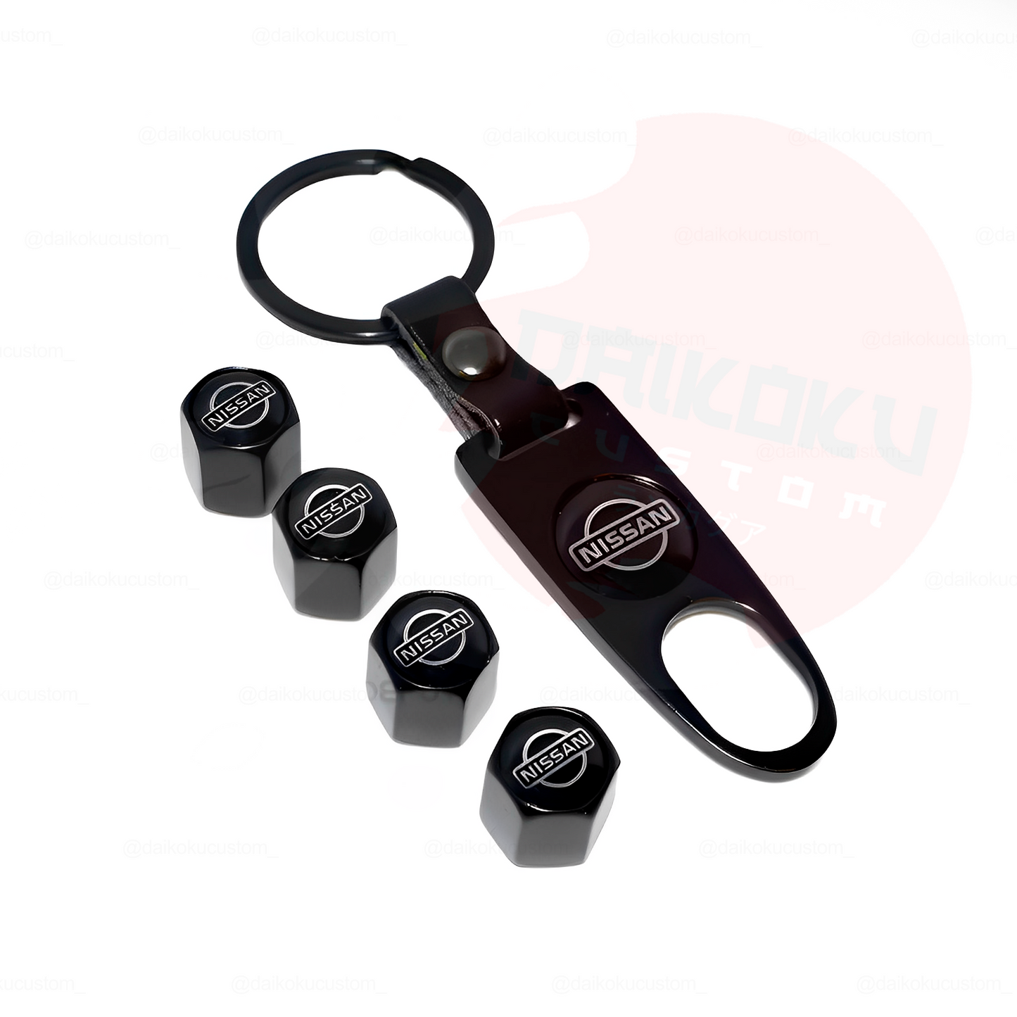 Kit Llavero Marcas + 4 Tapa Valvulas Aire Marcas (H52-27)