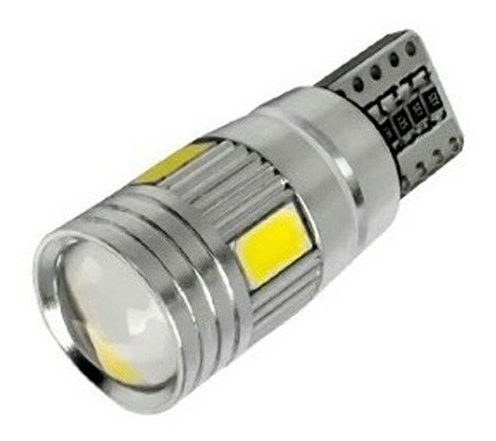 Ampolleta T10 Lupa 360 Gris 6 Led