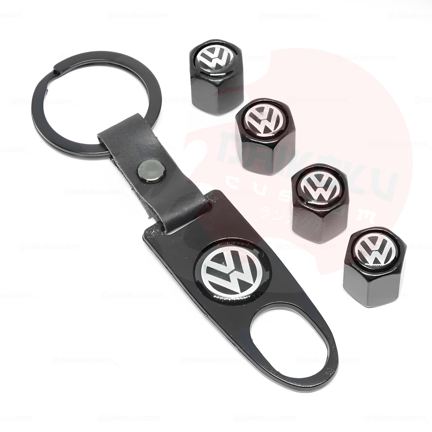 Kit Llavero Marcas + 4 Tapa Valvulas Aire Marcas (H52-27)