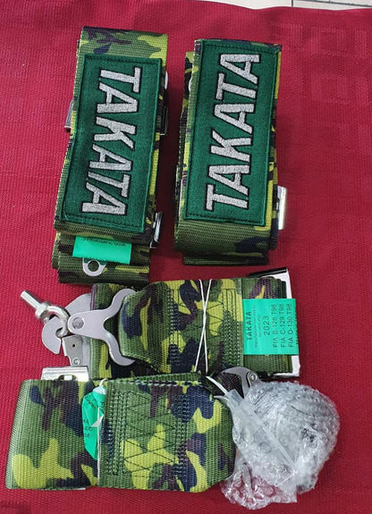 Cinturon 5 Puntas Takata Camuflaje (Unidad)