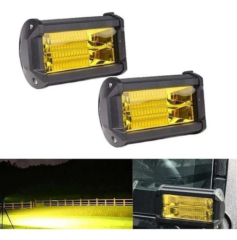 Neblineros Led 72w Rectangular Ambar Expansion M2 X2