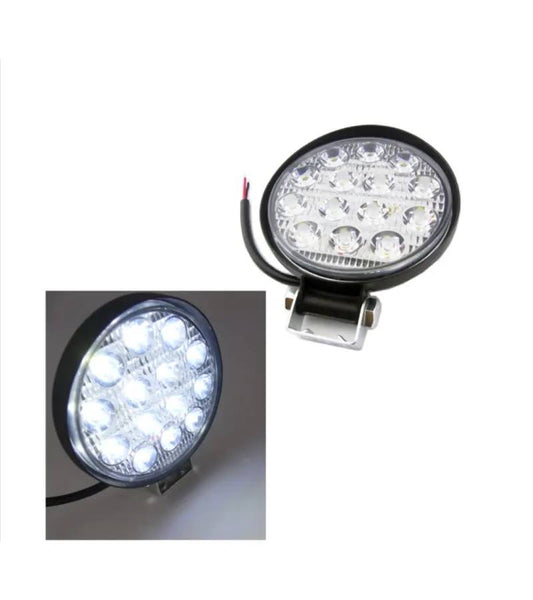 Neblineros Led 48w Redondos De 14 Led