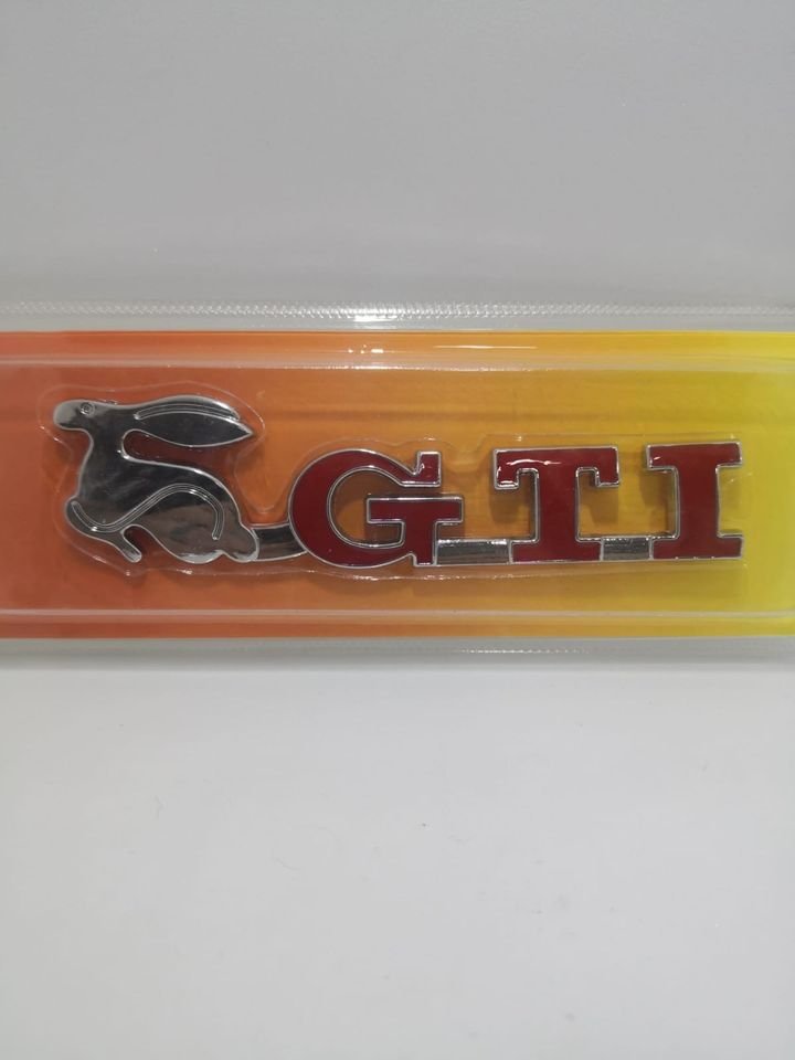 Emblema Adhesivo Trasero GTI Rabbit